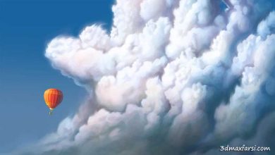 آموزش طراحی و نقاشی باد و ابر فتوشاپ Photoshop CS6 Clouds