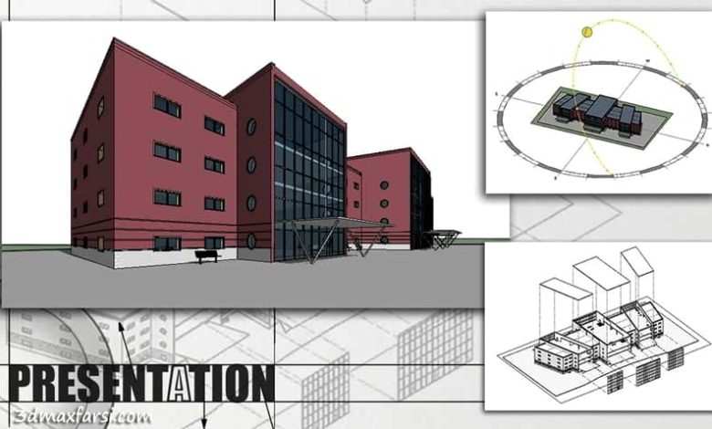دانلود فیلم آموزش رویت برش و نما گرفتن پرزانته pluralsight - Preparing Views for Competition Boards in Revit