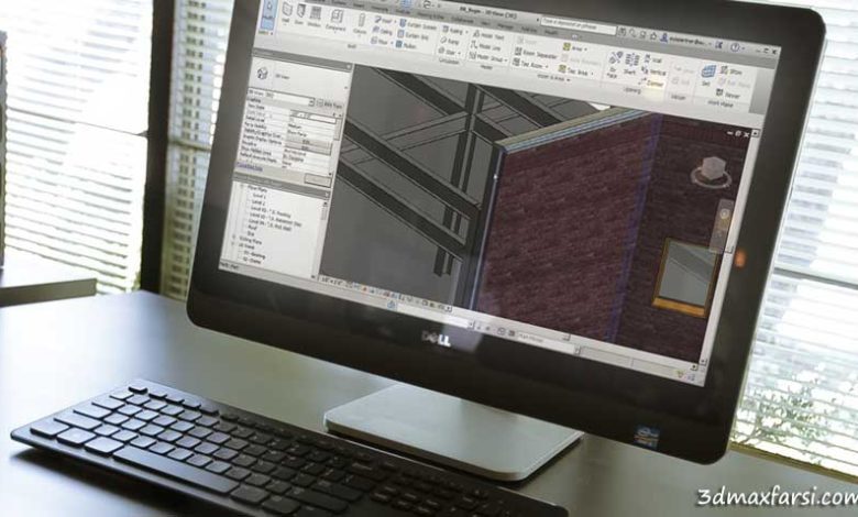 آموزش ساخت غالب آماده سازه رویت Working in the Construction Template in Revit
