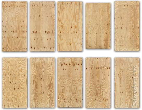 دانلود رایگان متریال چوب Plywood Panels vray