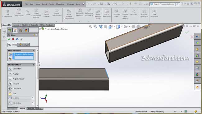 آموزش فارسی اسمبل سالیدوکز