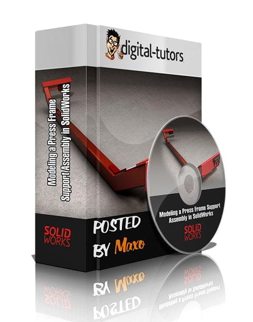 خرید آموزش اسمبل سالیدوکز Modeling a Press Frame Support Assembly in SolidWorks