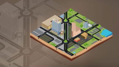 دانلود آموزش Creating 3D Maps Using Isometric Projection in Illustrator