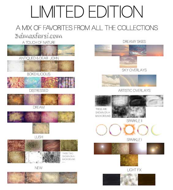 Limited edition Overlays textures فتوشاپ