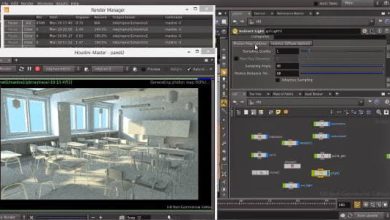 آموزش نورپردازی رندر داخلی هیوندای Interior Rendering Houdini