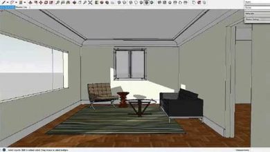طراحی و رندر داخلی اسکچاپ