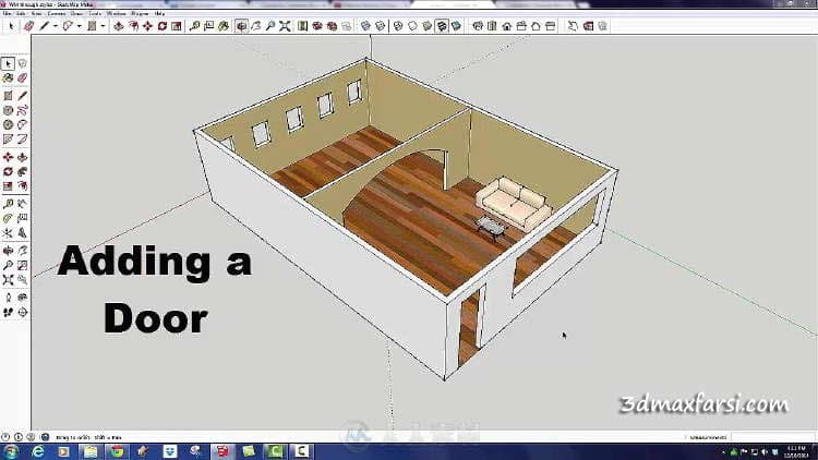 مدلسازی رندر داخلی اسکچاپ