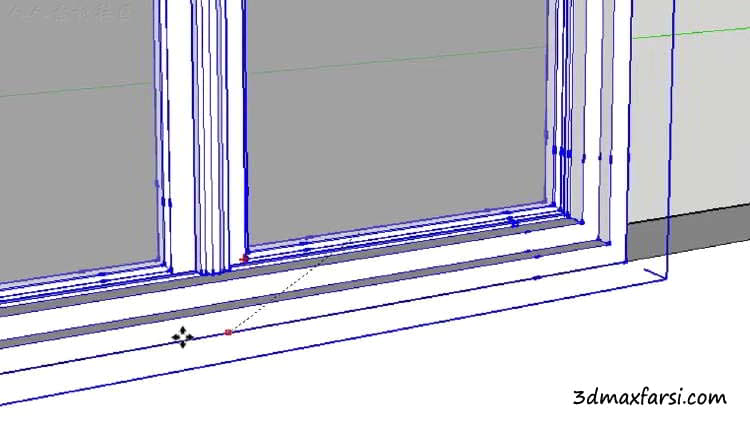 مدلسازی پنجره رندر داخلی اسکچاپ