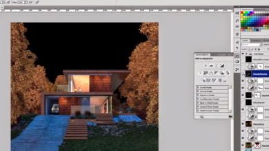 آموزش پست پروداکشن ویرایش رندر ویری VRay Photoshop