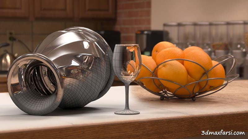 آموزش تنظیمات رندر منتال ری تری دی مکس شیدر منتال ری 3ds max mental ray