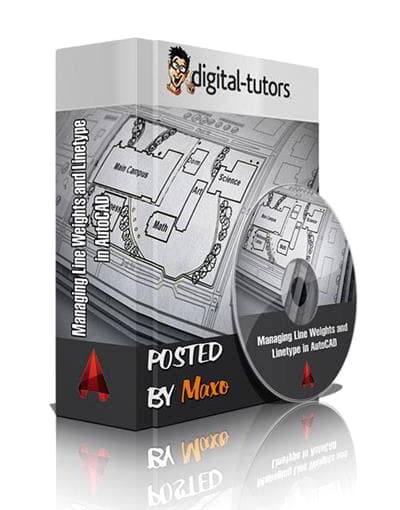 آموزش تنظیم چاپ نقشه اتوکد تنظیم خط AutoCAD Line Weights Linetype