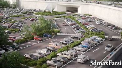 آموزش Forest pack parking Cars