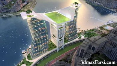 آموزش رندر صحنه های بزرگ 3ds max بدون مشکل