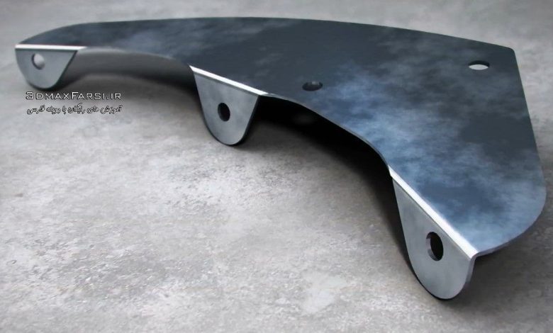 دانلود آموزش creating a wheel blade bracket in solid works