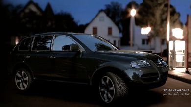 اموزش نورپردازی و رندر ماشین Lighting a Car with V-Ray in Maya