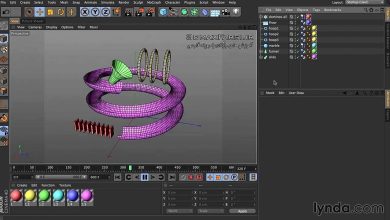 آموزش فارسی سیستم دینامیکی سینمافوردی Dynamics CINEMA 4D
