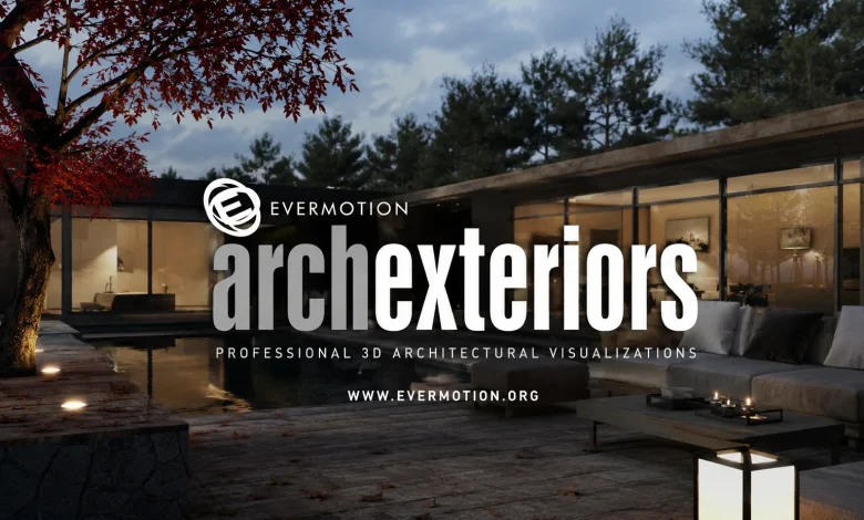آرچ اکستریور 1 - 40 (پکیج آبجکت 3بعدی) Evermotion Archexteriors