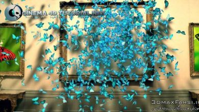 آموزش شبیه سازی افکت پرواز پرنده cinema 4d xpresso