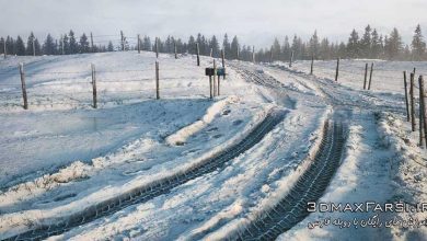 آموزش شبیه سازی صحنه برفی بدون پلاگین snow Nuke Vray