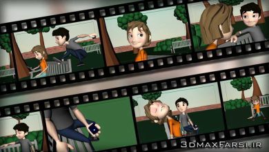 آموزش ساخت انیمیشن افترافکت روایت داستانی Creating Narrative Previs Concept Maya After Effects