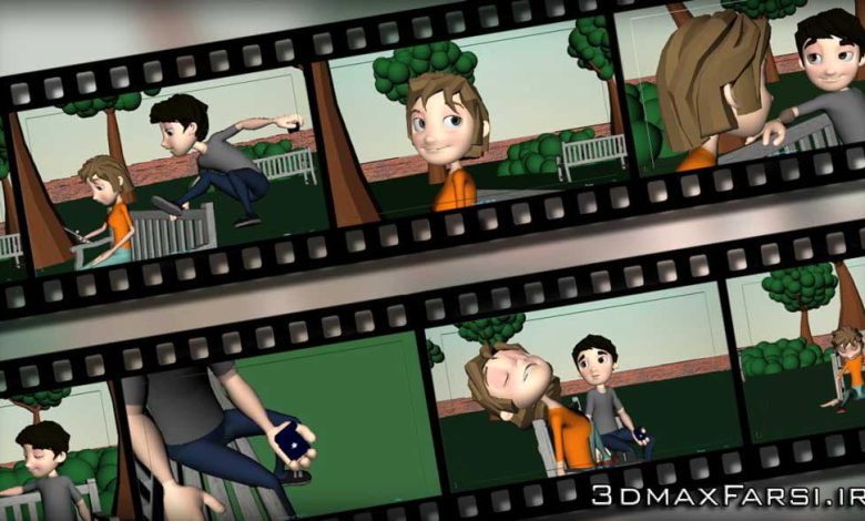 آموزش ساخت انیمیشن افترافکت روایت داستانی Creating Narrative Previs Concept Maya After Effects