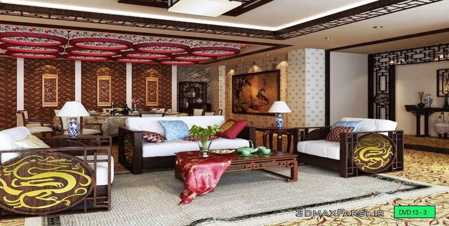 مجموعه آبجکت و صحنه آماده سه بعدی کلاسیک Vray 3ds max - تصویر 16