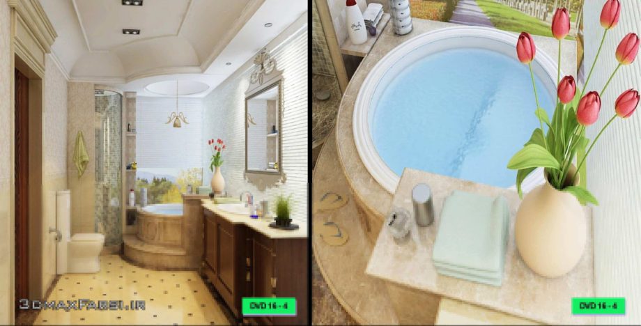 مجموعه آبجکت و صحنه آماده سه بعدی کلاسیک Vray 3ds max - تصویر 7