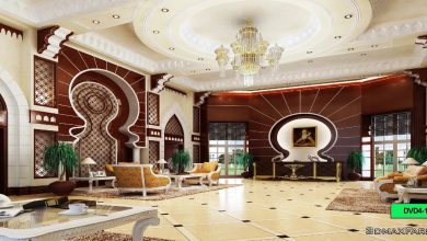 آبجکت صحنه آماده سه بعدی ویری تری دی مکس Global Masterwork - Model Base Of Decoration