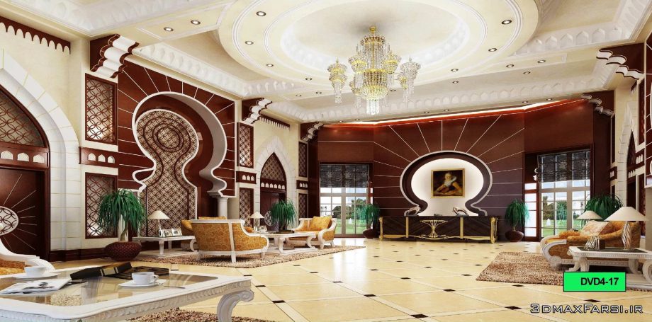 آبجکت صحنه آماده سه بعدی ویری تری دی مکس Global Masterwork - Model Base Of Decoration