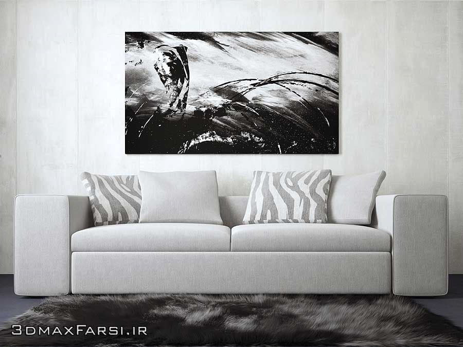 viscorbel sofa ZBrush 3ds max VRay آموزش مدلسازی رندر داخلی معماری