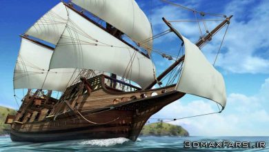 دانلود آموزش Creative Development Modeling Detailed Ship Maya