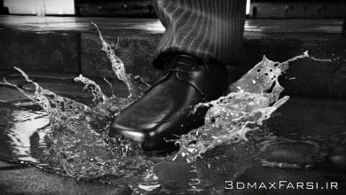 آموزش جلوه ویژه و شبیه سازی پاشیده شدن آب و افکت Slow Motion