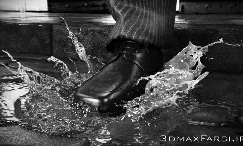 آموزش جلوه ویژه و شبیه سازی پاشیده شدن آب و افکت Slow Motion