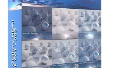 پک کامل فایل HDRI آسمان صاف و ابری SKY HDRi Collection
