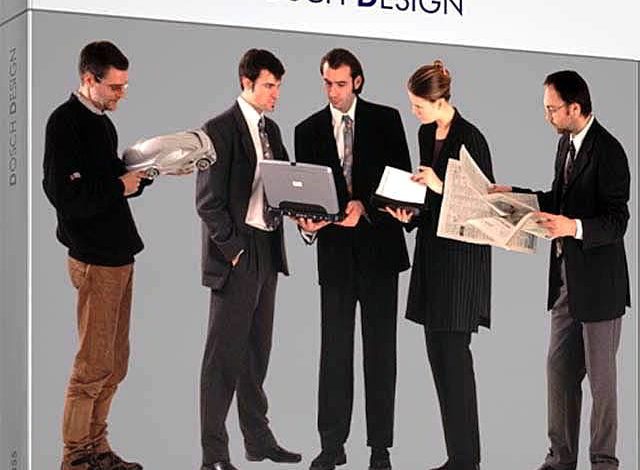 تصاویر دو بعدی انسان برای پست پروداکشن فتوشاپ Dosch Design People Business