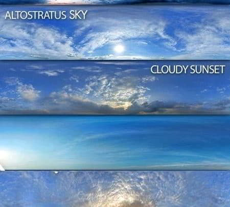 دانلود بک گراند آسمان برای فتوشاپ تری دی مکس Skies Panoramas