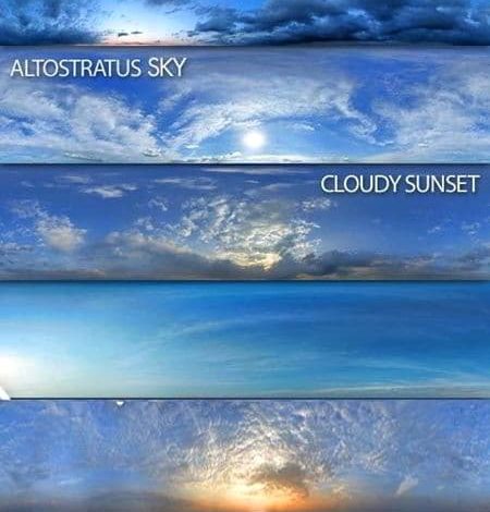دانلود بک گراند آسمان برای فتوشاپ تری دی مکس Skies Panoramas