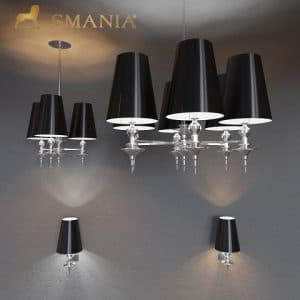 دانلود آبجکت لوستر کلاسیک تری دی مکس 3DDD - Classic Ceiling Lamp