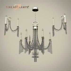 دانلود آبجکت لوستر کلاسیک تری دی مکس 3DDD - Classic Ceiling Lamp