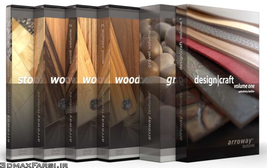دانلود رایگان مجموعه کامل متریال های معماری Arroway Textures