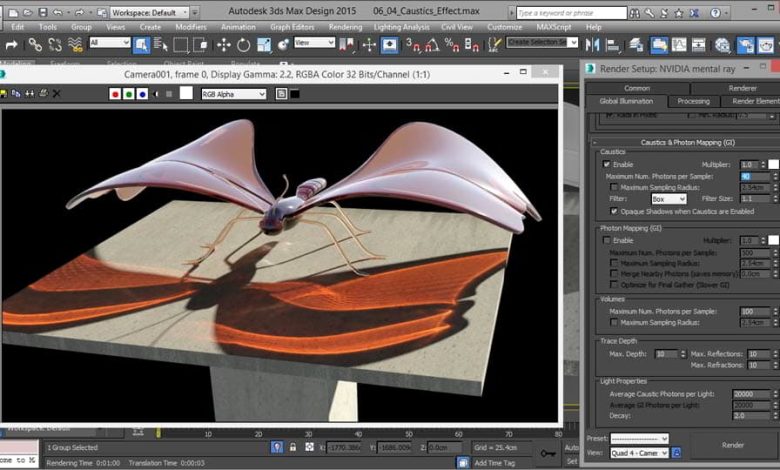 دانلود آموزش کامل منتال ری تری دی مکس mental ray 3ds Max