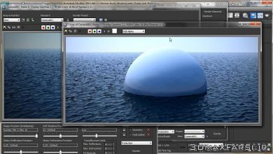 آموزش کامل آموزش شبیه سازی آب دریا تری دی مکس ریل فلو هودینی 3ds max Realflow Houdini