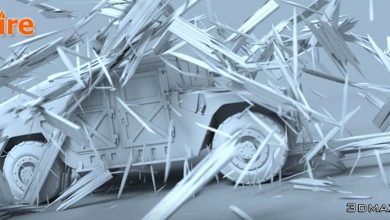 دانلود پلاگین ری فایر تری دی مکس تخریب خرد شدن تصادف انفجار RayFire