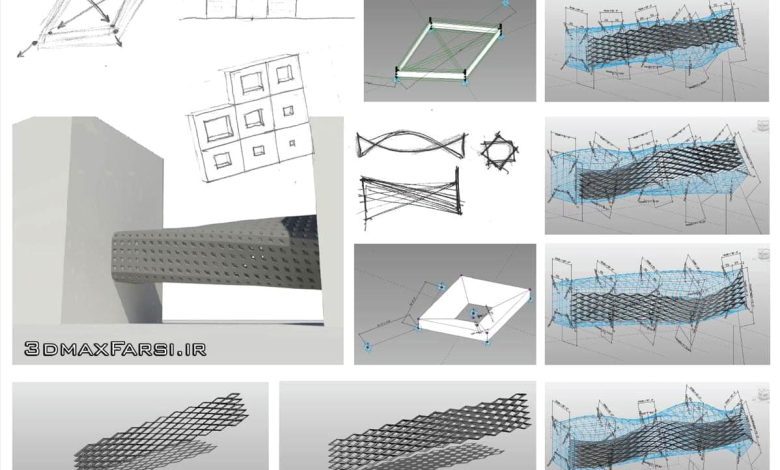 آموزش مدلسازی معماری رویت مس Massing Revit tools