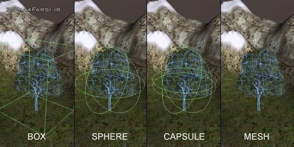 Unity colliders بهینه سازی صحنه یونیتی