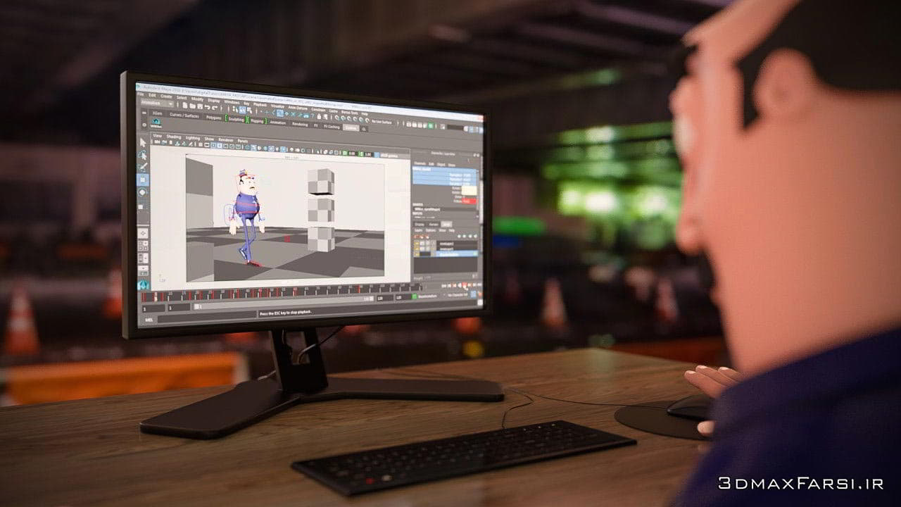 دانلود آموزش انیمیشن سازی موشن کپچر مایا Motion capture Animation