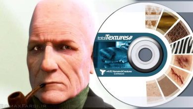 دانلود تکسچر متریال پوست مو چشم انسان حیوان Total Textures V04:R2 - Humans & Creatures