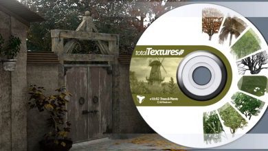 دانلود تکسچر متریال درخت بوته سبزه Total Textures V10:R2 - Trees & Plants