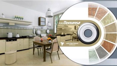 دانلود تکسچر متریال کاغذ دیواری کابینت سبک Total Textures V06:R2 - Clean Textures