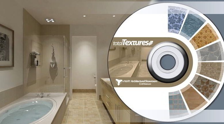 پکیج کامل متریال تکسچر معماری دانلود رایگان Total Textures V16 - Architectural Showroom